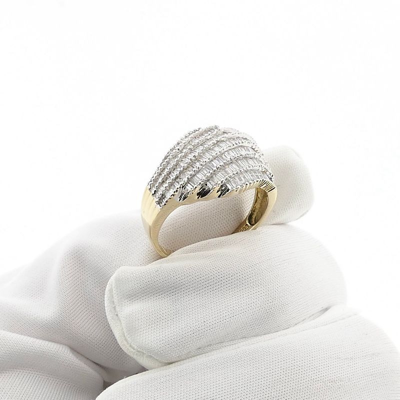 Image 8 of Gold ring with diamond; 1.30 ct.; 14K; size 18