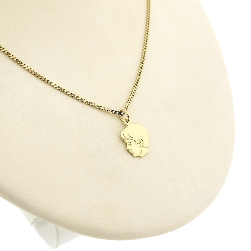 Image 4 of Gold pendant child's head boy