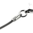 Image 7 of White gold snake link chain | 40 cm