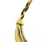 Image 13 of 18K Two-tone gold necklace with diamonds; 0.72 ct. | 42 cm