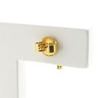 Image 4 of 21 carat gold angel stud earrings with zirconia