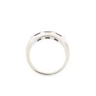 Image 5 of White gold ring with orange tourmaline and diamonds; 0.12 ct.