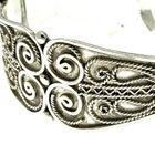 Image 5 of Silver wide bohemian bracelet | Ø 63 mm