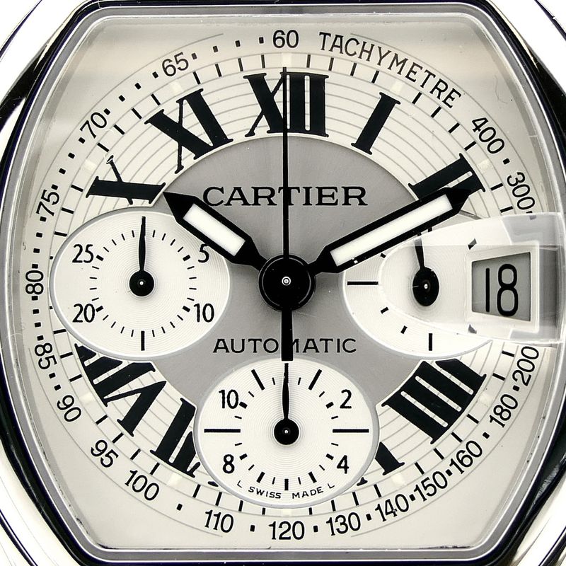 Image 7 of Cartier Roadster XL Chronograph 2618; Automatic men's watch