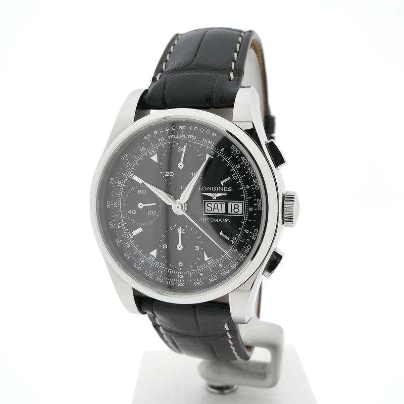 Image 1 of Longines Heritage 1954 Chronograph L2.747.4.52.4; Automatic men's watch