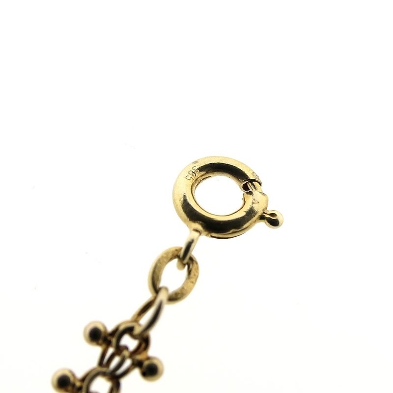 Image 7 of Gold gallery wire link chain | 46.5 cm