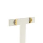 Image 3 of Two-tone gold stud earrings