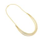 Image 7 of Tricolor gold omega link necklace