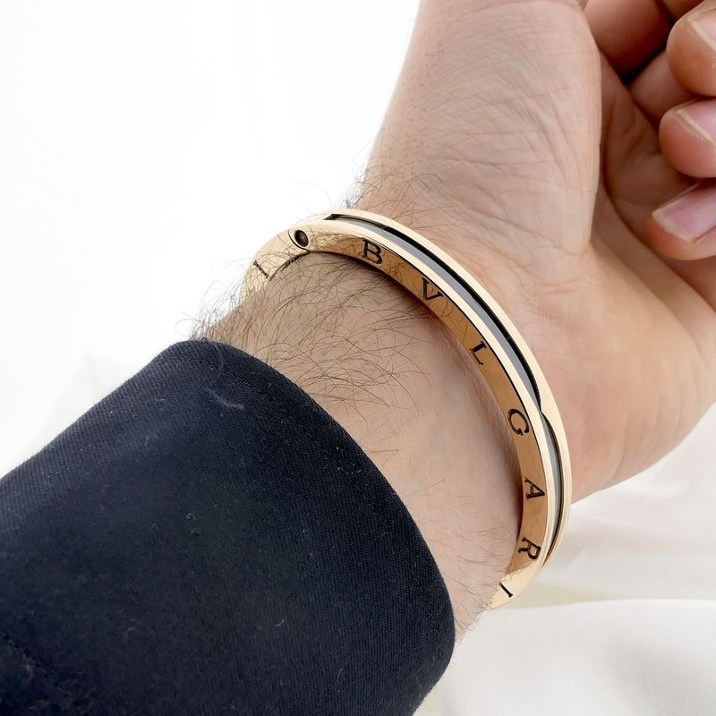 Image 3 of 18K rose gold slave bracelet; B.ZERO 1 | BVLGARI