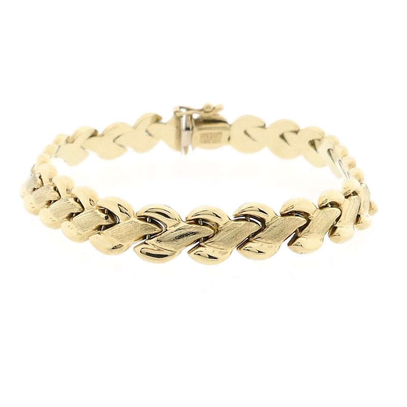 Image 6 of Gold Fantasy Link Bracelet | 19 cm