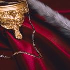 Image 2 of Two-tone gold Figaro link chain