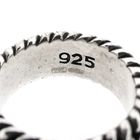 Afbeelding 8 van Zilveren Buddha to Buddha Chain Textuur Ring