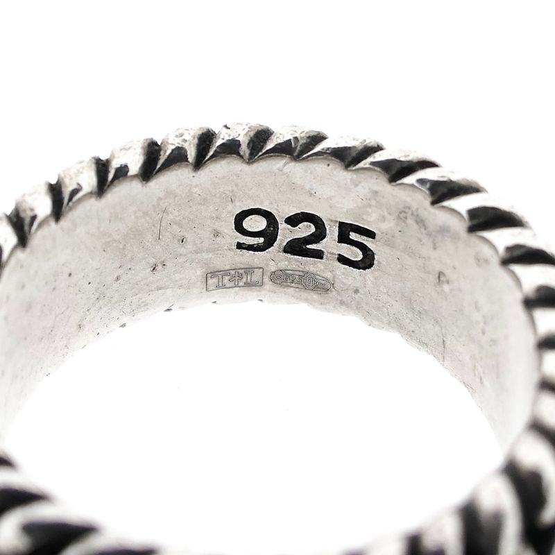 Afbeelding 8 van Zilveren Buddha to Buddha Chain Textuur Ring