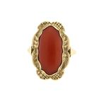 Image 7 of Gold Ring with Coral
