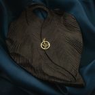 Image 2 of Gold pendant; Faith, hope, and love