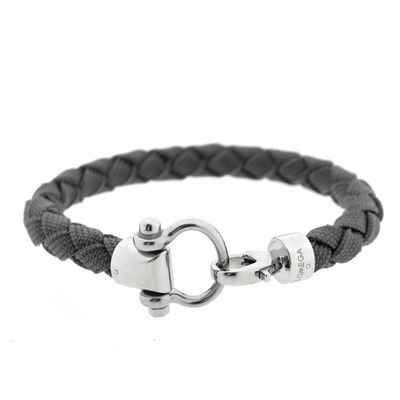 Image 1 of Omega Accessories; Aqua Gray Sailing Bracelet; 20 cm