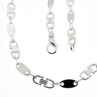 Silver robust fantasy necklace | 64.5 cm