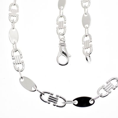 Image 1 of Silver robust fantasy necklace | 64.5 cm