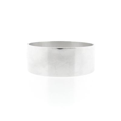 Image 1 of Silver wide slave bracelet | Ø 61.5 mm