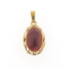 Image 1 of Gold pendant with carnelian