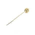 Image 3 of Gold lapel pin, tie pin | Horse and horseshoe