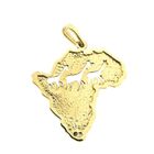 Image 6 of 9 carat African pendant with diamond