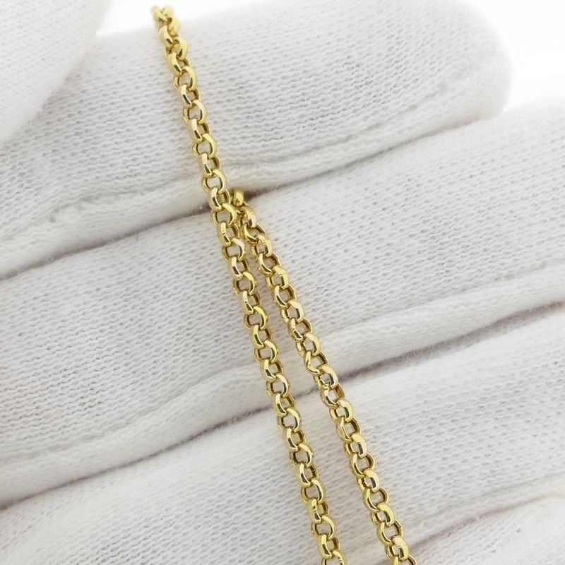 Image 6 of Gold jasseron link bracelet