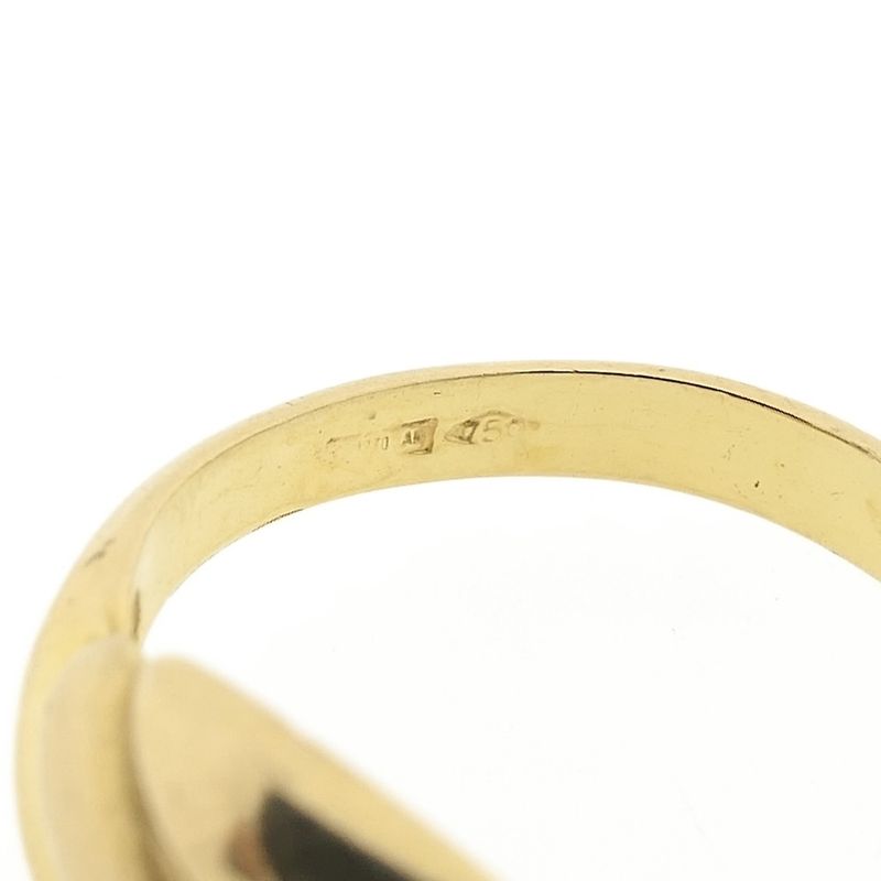 Image 5 of Gold ring with a domed design
