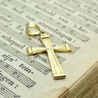 Image 2 of Gold pendant of a cross