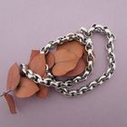 Image 8 of White gold jasseron link necklace