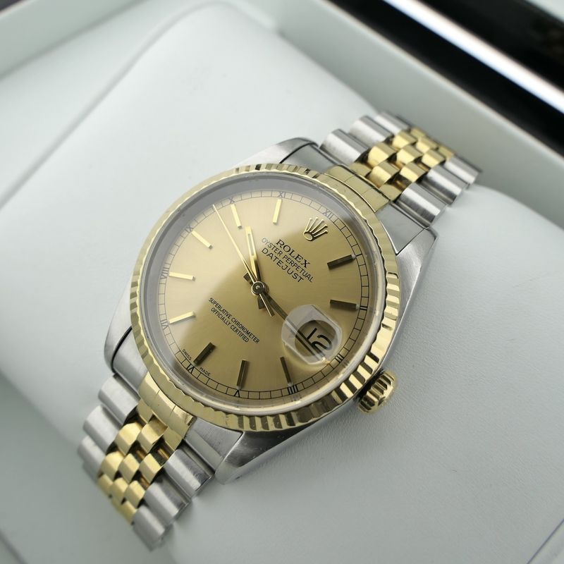 Image 13 of Rolex Datejust 36mm 16233; Automatic gold/steel watch