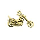 Image 1 of Gold motorcycle pendant | Chopper