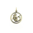 Image 1 of Gold Zodiac Pendant; Aquarius