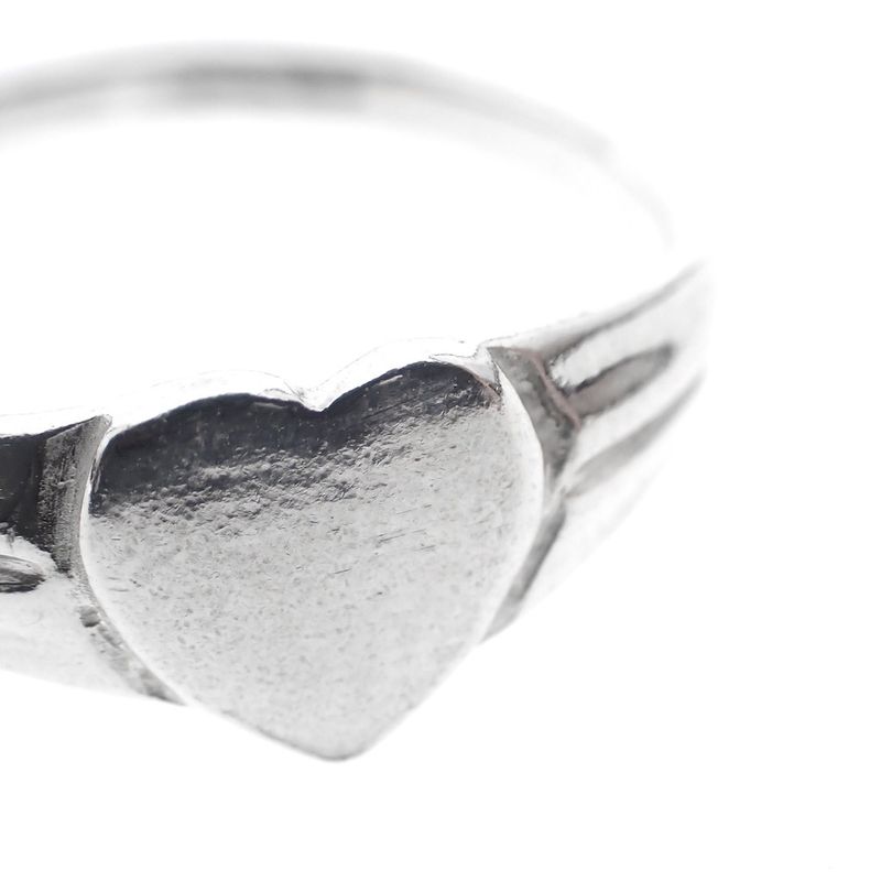 Image 7 of Silver children's ring with heart