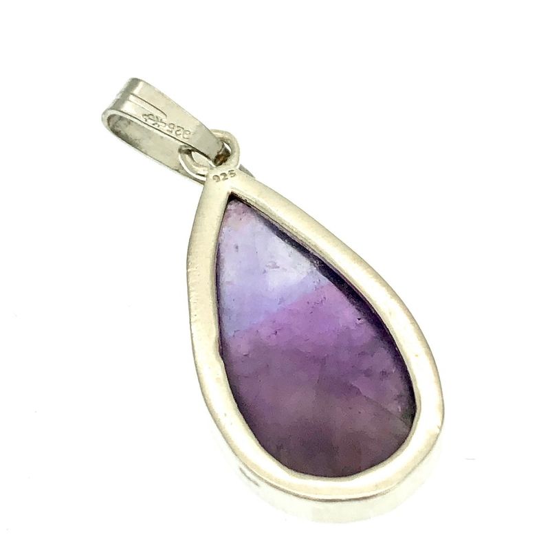 Image 4 of Silver pendant with amethyst