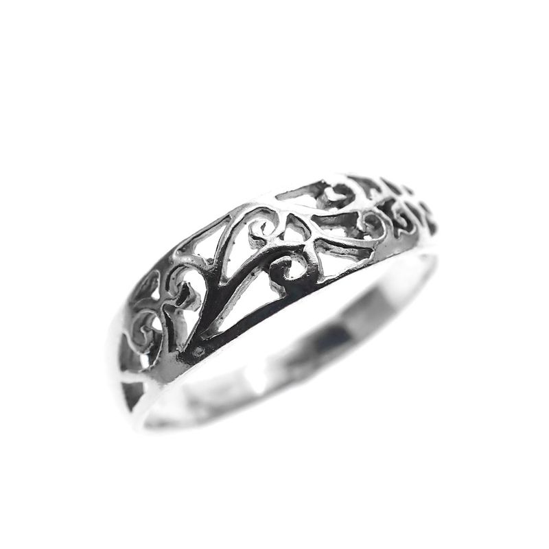 Image 1 of Silver bohemian ring