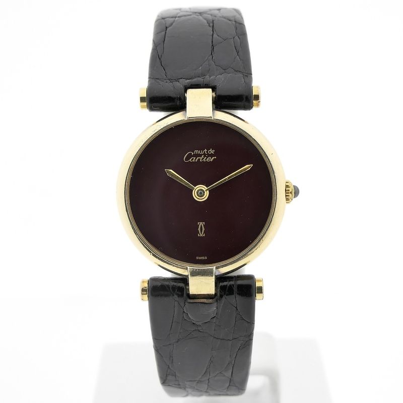 Image 1 of Cartier Must 'Vendome' Vermeil; Ladies watch