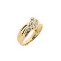 Gold ring with diamonds | 0.07 ct.