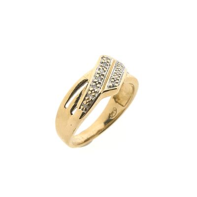 Image 1 of Gold ring with diamonds | 0.07 ct.
