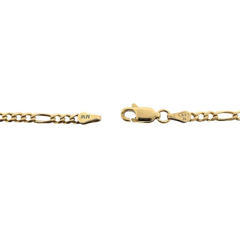Image 3 of 9 carat Figaro link chain | 51 cm