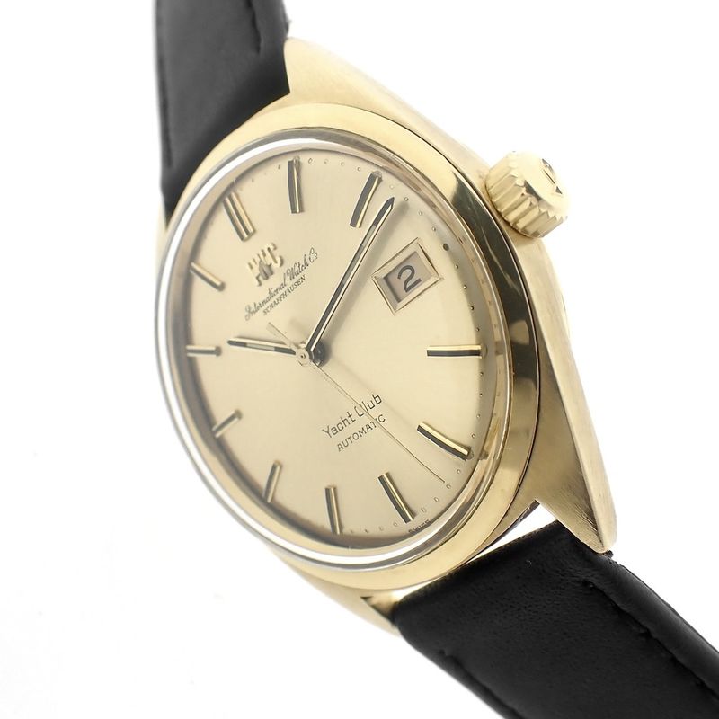 Image 8 of IWC Schaffhausen Yacht Club; Vintage 18k. watch