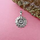 Image 5 of Silver pendant of a flower