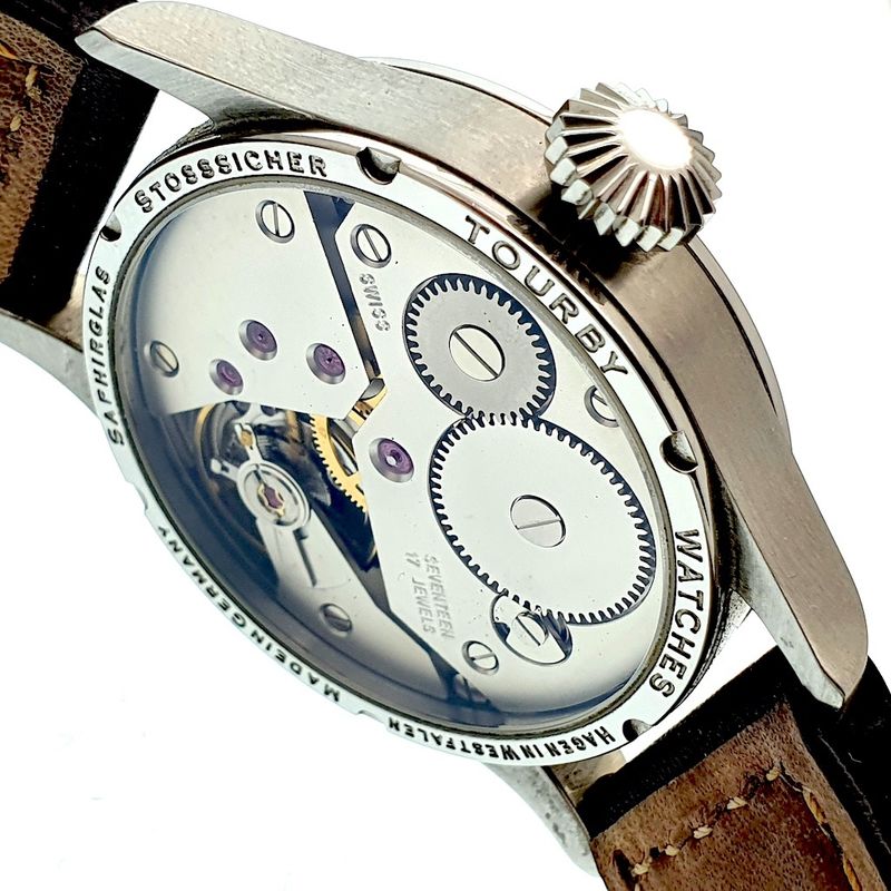 Image 7 of Tourby Pilot 40; Men's Pilot Watch