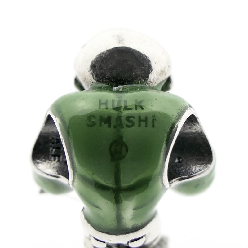 Image 4 of Pandora x Marvel charm; Silver; Hulk