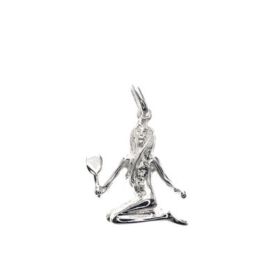 Silver charm of the Virgo zodiac sign Image 1 of Silver charm of the Virgo zodiac sign