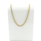 Image 1 of Gold twisted link chain
