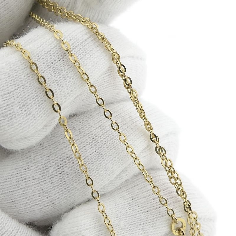 Image 2 of 8-karat anchor link chain | 57 cm