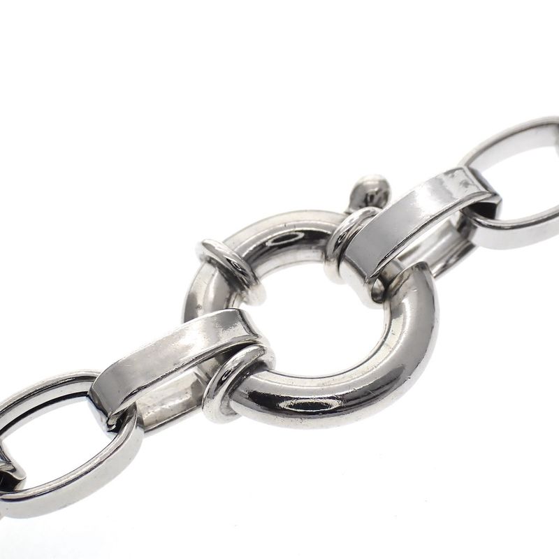 Image 4 of Silver jasseron link bracelet