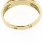 Image 5 of Gold entourage ring with diamond | 0.12 ct.