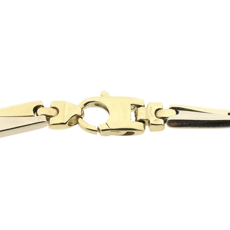 Image 4 of Two-tone gold fantasy link bracelet